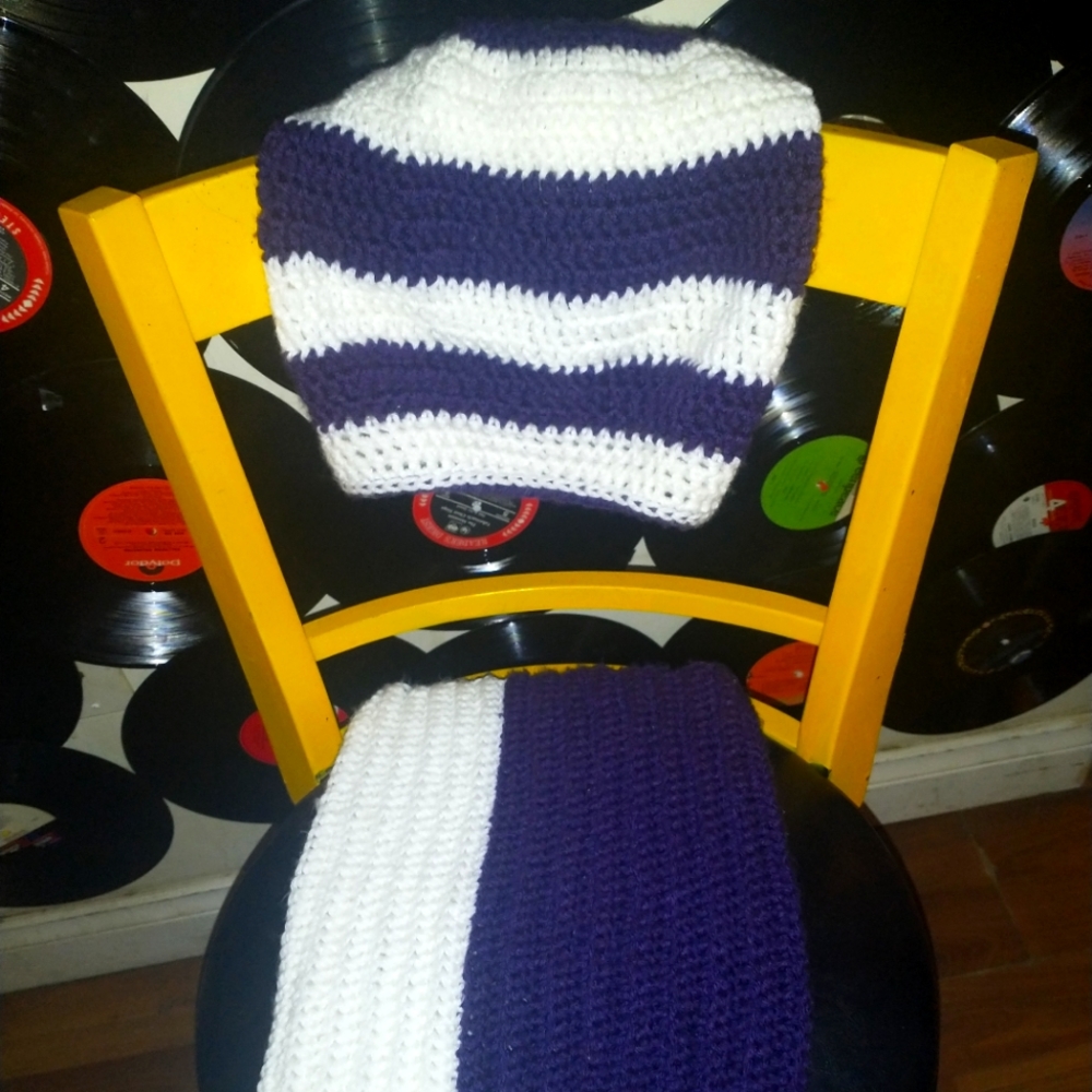 Teen /adult handmade knitted or crochet hat scarf sets !!